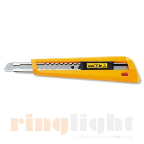 Нож OLFA NA-1, автофиксатор, 9мм, противоскользящее покрытие Нож OLFA NA-1, автофиксатор, 9мм, противоскользящее покрытие ComfortGrip