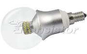 Светодиодная лампа E14 CR-DP-G60 6W Warm White
